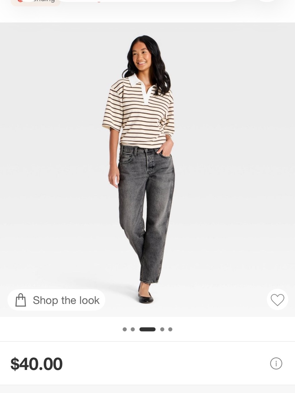 Universal Thread Gray boyfriend Jeans-Short